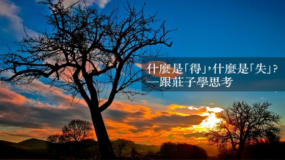 什麼是「得」，什麼是「失」？跟莊子學思考