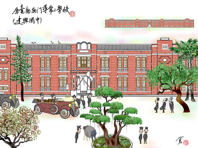 日本時代校園裡可以講台語嗎？重繪臺南南門尋常小學校