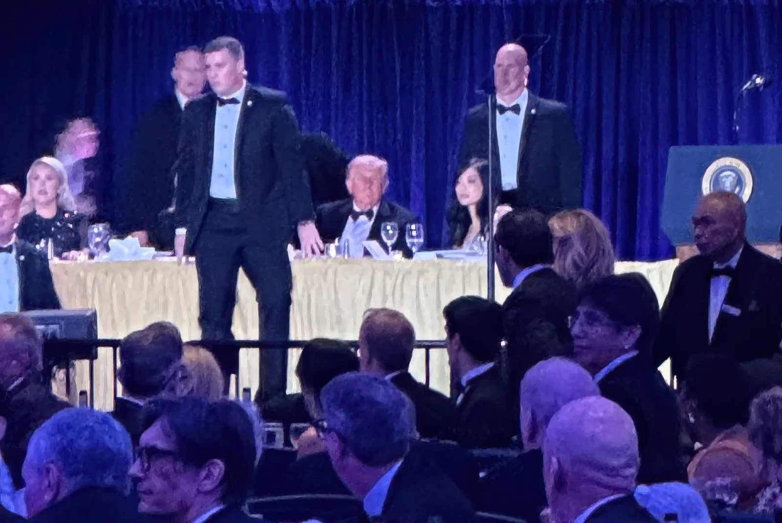 Trump Unharmed After Gunfire Near White House Correspondents’ Dinner